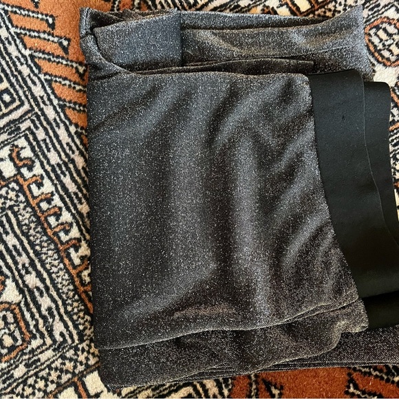 Juicy Couture Shimmering Black pants see through Medium - Picture 7 of 8